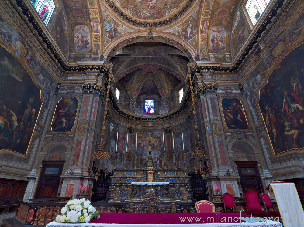 Milan (Italy) - Presbytery the Church of Sant'Alessandro in Zebedia